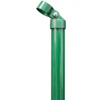 GAH Alberts Alberts Strebe für Zaunpfosten, sendzimirverzinkt, Grün kunststoffbeschichtet, Länge 115 cm, Ø 34 mm