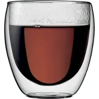 Bodum Glas Pavina Small Transparent 250 ml (Set von 2 Stück)