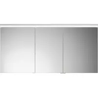 Burgbad Lin20 Spiegelschrank LED-Beleuchtung inklusive LED-Waschtischbeleuchtung, 3 Türen, 1400x700