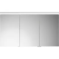 Burgbad Lin20 Spiegelschrank LED-Beleuchtung inklusive LED-Waschtischbeleuchtung, 3 Türen, 1200x700