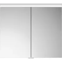 Burgbad Lin20 Spiegelschrank LED-Beleuchtung inklusive Waschtischbeleuchtung, 2 Türen, 800x700x170m
