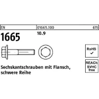 Industrial Quality Supplies Sechskantschraube EN 1665 m.Flansch M 12 x 30 10.9