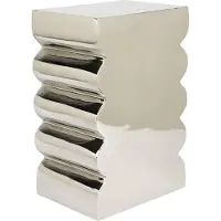 Zuiver Curves Beistelltisch Aluminium 30x21 cm