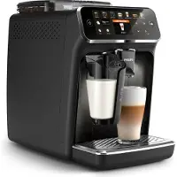 Philips Kaffeevollautomat 5400 Series, 12 Kaffeespezialitäten, LatteGo Milchsystem, Touchdisplay, Schwarz (EP5441/50)