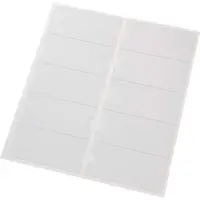 Eichner Transparenttasche, selbstklebend, Ordnerrücken breit, 100 Stk.