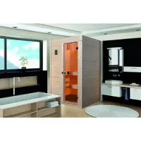 Weka Massivholzsauna 38 mm VALIDA 1 GT x B x T x H x 139 x 139 x 204