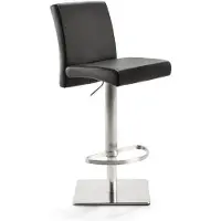 Mayer Barstuhl Sitzmöbel 1286 41 x 49 x 82 cm Edelstahl schwarz