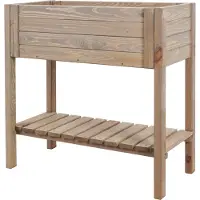 Siena Garden Hochbeet Aron grau Kiefer