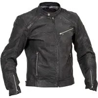 Halvarssons Sandtorp Leather Schwarz Jacke Größe 48