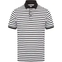 Front row Gestreiftes Jersey-Poloshirt