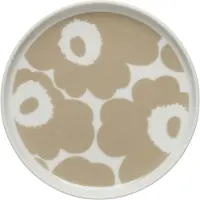 Marimekko Unikko Teller 13.5 cm Weiß/Beige