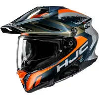 HJC RPHA 60 Quid MC47SF Adventurehelm Grau / Orange / Blau M
