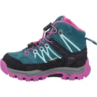CMP Rigel Mid Waterproof Leder Kinder Trekking Schuhe mit Clima Protect grün EU 35