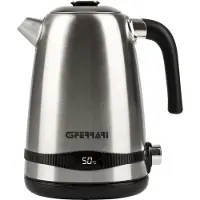G3ferrari G3 Ferrari Elektrischer Wasserkocher G10131 1,7L 1850W Edelstahl Schwarz Metallic