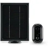 Hama 00176648, IP-Sicherheitskamera, Draußen, Kabellos, Wand, Schwarz, IP65