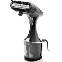 Eta Dampfglätter Naomi I 1500W I Edelstahloberfläche mit 9 Düsen I 264 ml für bis zu 15 min Dampf I für alle Stoffarten I leicht I Reise Dampfbürste