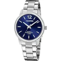 Calypso K5864/3 Herren-Armbanduhr Quarz Stahl/Dunkelblau