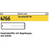 F. REYHER Nchfg. GmbH & Co. KG Gewindestift DIN 551 m.Kegelkuppe/Schlitz M 6 x 20 Polyamid