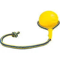 Duvo+ Foam Supa Rope Ball 10x49 Cm Gelb