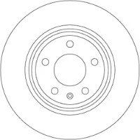 TRW Bremsscheibe DF6981S, 1 Stück