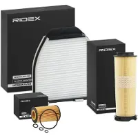 RIDEX Filterset Inspektionspaket Filtersatz passend für MERCEDES-BENZ C-Klasse Limousine (W204) C-Klasse T-modell (S204) E-Klasse Limousine (W212)