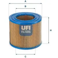 Ufi Luftfilter 27d5500 174mm für GARDNER