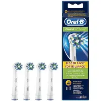 Oral-B Power Crossaction-Zahnbürstenköpfe EB50-4 Für Erwachsene, Köpfe, Anzahl der enthaltenen Bürstenköpfe 4