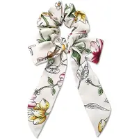 Everneed Trille Bow Scrunchie Weiß