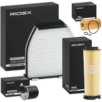 RIDEX Filterset Inspektionspaket Filtersatz passend für MERCEDES-BENZ C-Klasse Limousine (W204) C-Klasse T-modell (S204)