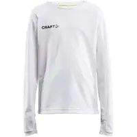 Craft Sportshirt Kinder Evolve LS Crew Neck White-Größe 146