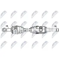 NTY NPW-DW-055 Antriebswelle Vorne Links für CHEVROLET AVEO Schrägheck (T300) AVEO Stufenheck (T300)