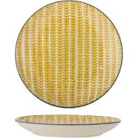 Bloomingville Ahornteller Ø25,5cm gelb 6er Set