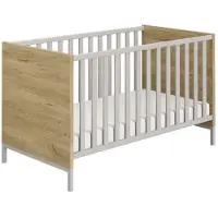 PAIDI Kinderwelten Babybett Benne , grau , Maße (cm): H: 95,2 T: 76.6