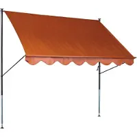 Angerer Klemmmarkise Standard 350 cm uni terra