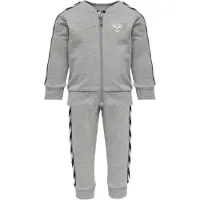 Hummel Sweatset - HMLBille - Graumeliert - - 1 Jahr (80) - Sweatsets