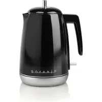 Gorenje K15RLBK Wasserkocher RetroLine Schwarz, 1,7 L Fassungsvermögen, 2200 W