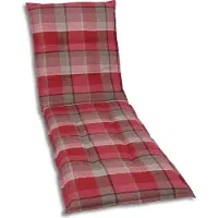 GO-DE Textil, Liegenauflage Rollliege, Einzelset, Farbe: rot, Maße ca.: 190 cm x 60 cm x 6 cm,