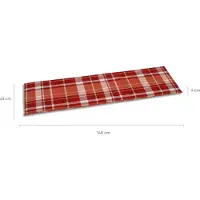 GO-DE Textil, Bankauflage 3-Sitzer, Einzelset, Farbe: rot, Maße ca.: 148 cm x 43 cm x 4 cm, Rückenhöhe: 100