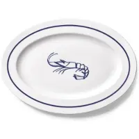 DIBBERN Brasserie Ovale Platte Marine 33cm
