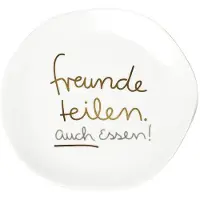 Räder Mix & Match Teller Klein Freunde teilen Porzellan Weiß