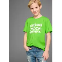 Kidsworld T-Shirt in grün | Gr.: 128/134
