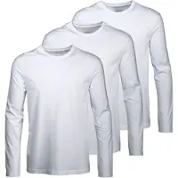 Man'S World Mans World Langarmshirt "neue Farbe " 3er-Pack, Langarm, unifarben, aus Baumwolle, im 3er-Pack