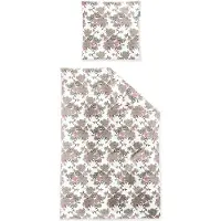 Irisette Seersucker Bettwäsche-Garnitur Easy-HK 8618 Farbe grau Größe 155x220+80x80