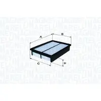 MAGNETI MARELLI Luftfilter 153071762505