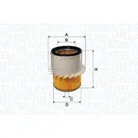 MAGNETI MARELLI Luftfilter 153071762513