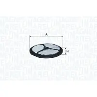 MAGNETI MARELLI Luftfilter 153071762546