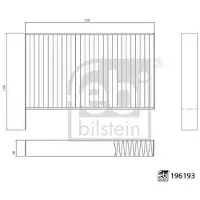FEBI BILSTEIN Bilstein Filter, Innenraumluft 196193