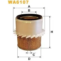 WIX FILTERS Luftfilter WA6107