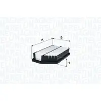 MAGNETI MARELLI Luftfilter 153071762537