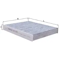 MAHLE ORIGINAL Filter Innenraumluft LAK 1506